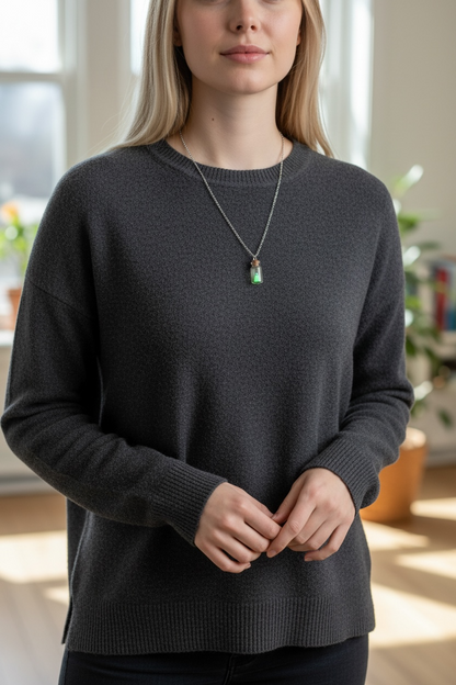 Ghost in a Bottle Necklace